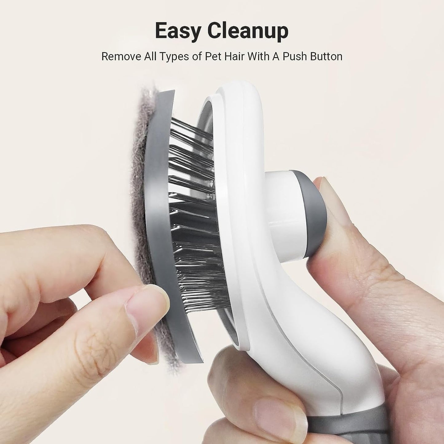 Pet Grooming Brush – Shedding & Flea Removal Comb for Cats & Dogs