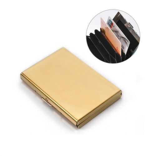 RFID Blocking Aluminum Protector Metal Wallet Credit Card Holders Thin Case Box