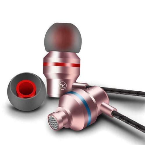 3.5mm Wired Earphone Super Heavy Bass With Mic wired control to adjust volume