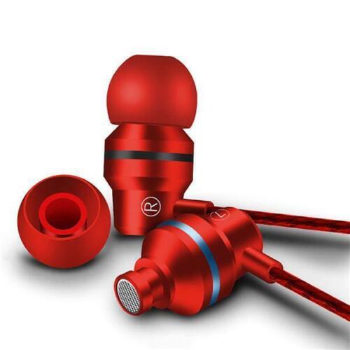 3.5mm Wired Earphone Super Heavy Bass With Mic wired control to adjust volume