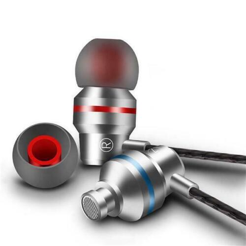 3.5mm Wired Earphone Super Heavy Bass With Mic wired control to adjust volume