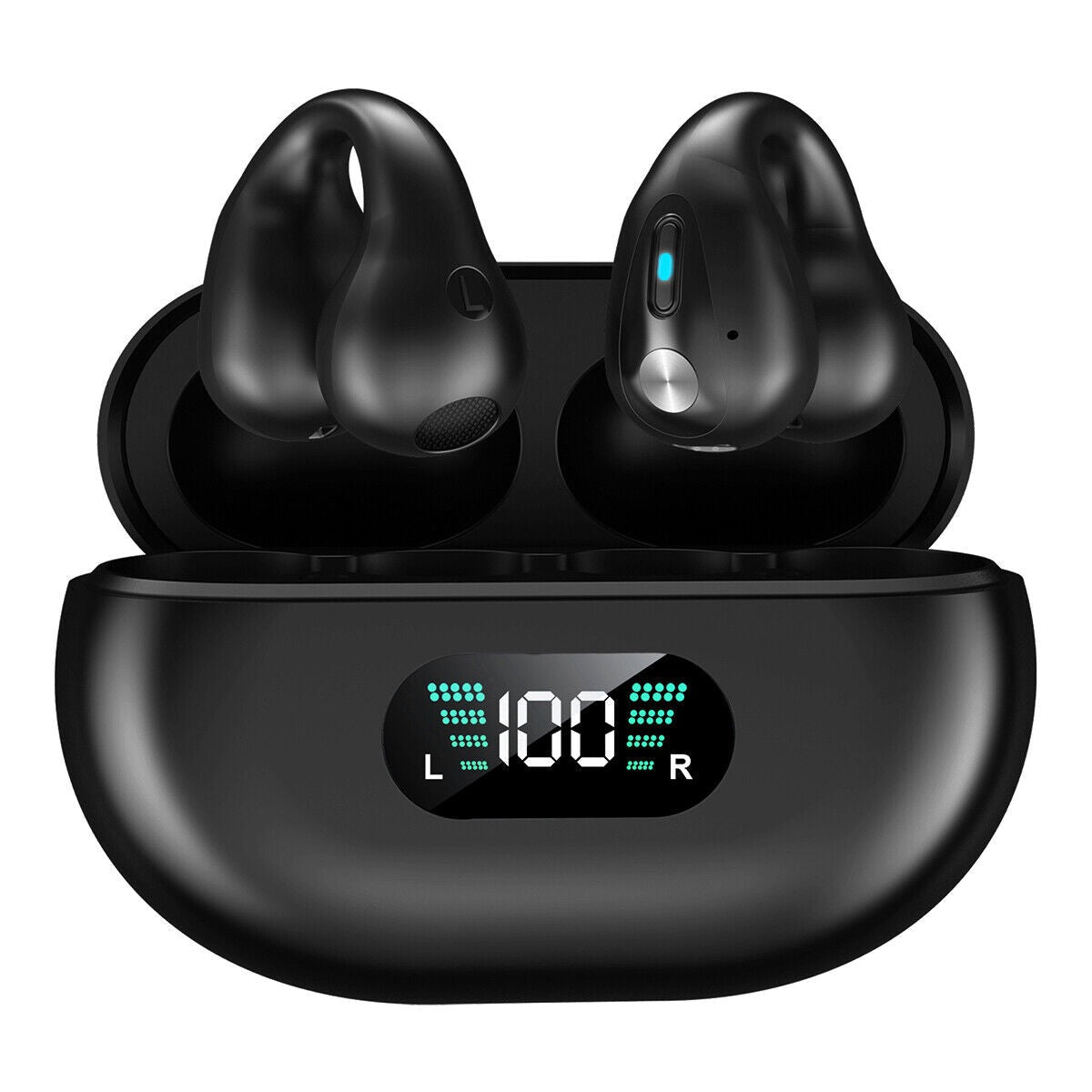 Ear Bone Conduction Earring Type Sports Clip Ear Wireless Bluetooth Earphone