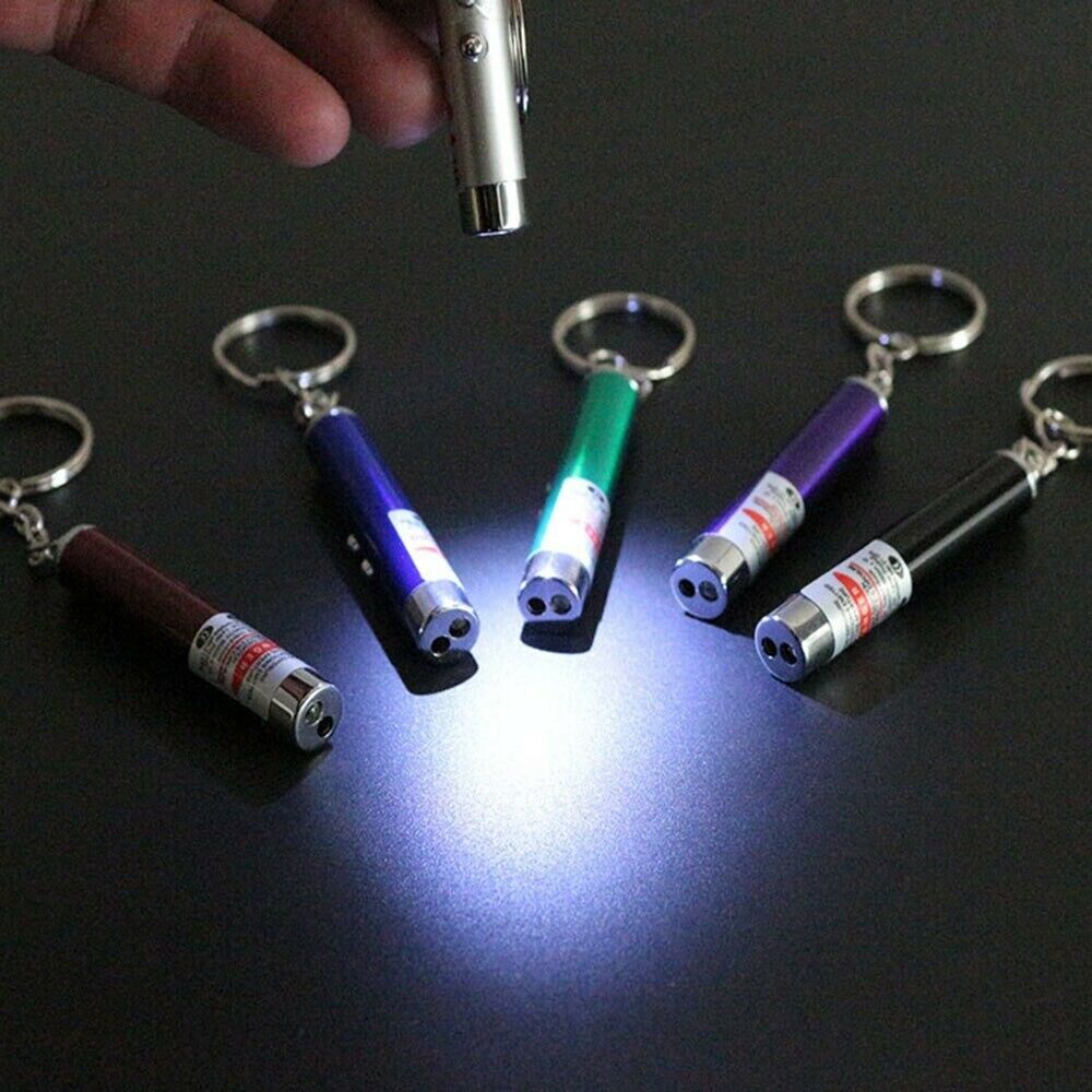 Mini Ultra Bright Laser Pointer Pen – Black, Silver, Purple, Green & Red Beam, Rechargeable & Adjustable