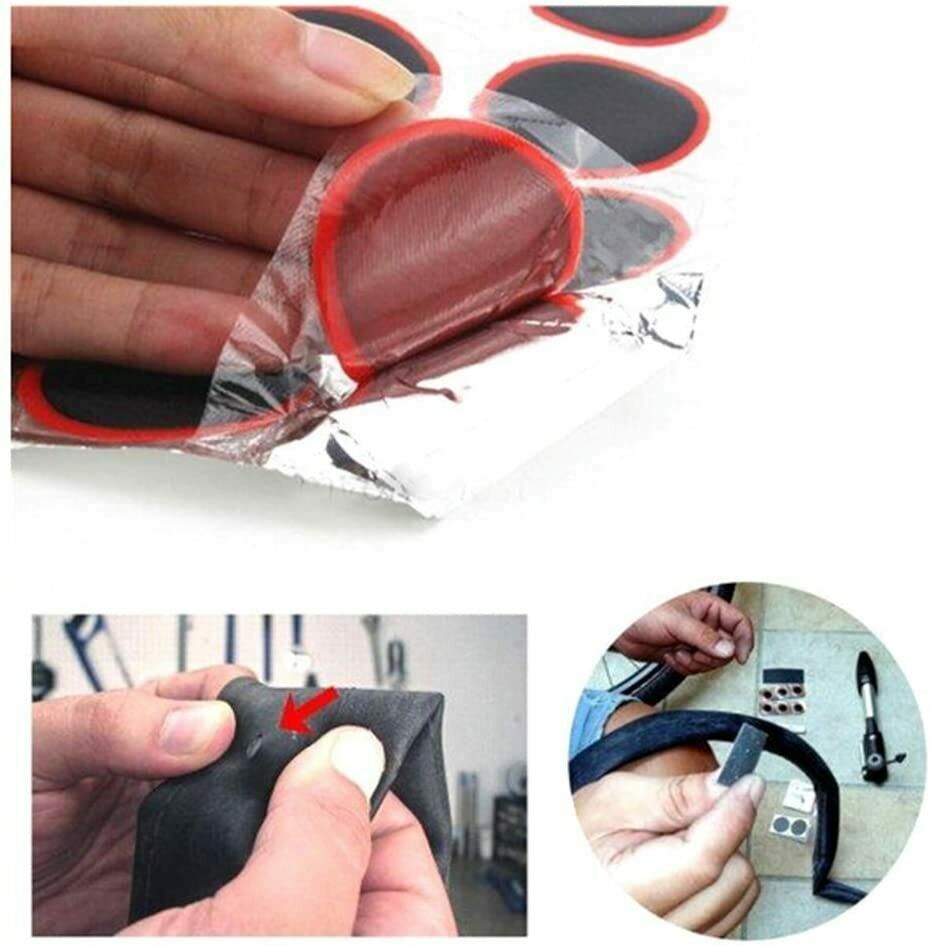 48Pcs Rubber Puncture patches for bicycle tyre