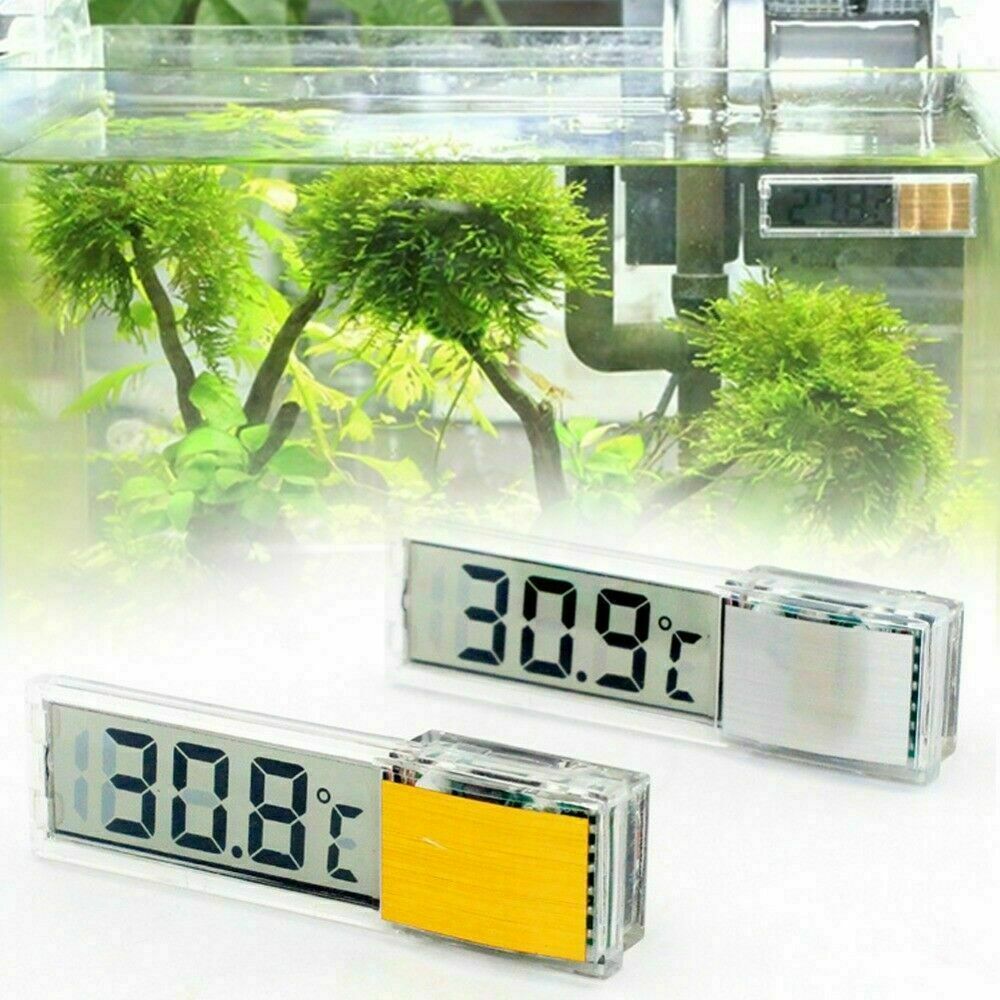 2 Pack LCD Digital Aquarium Thermometer For Fish Tank Aquarium TEMPERATURE THERMOMETER