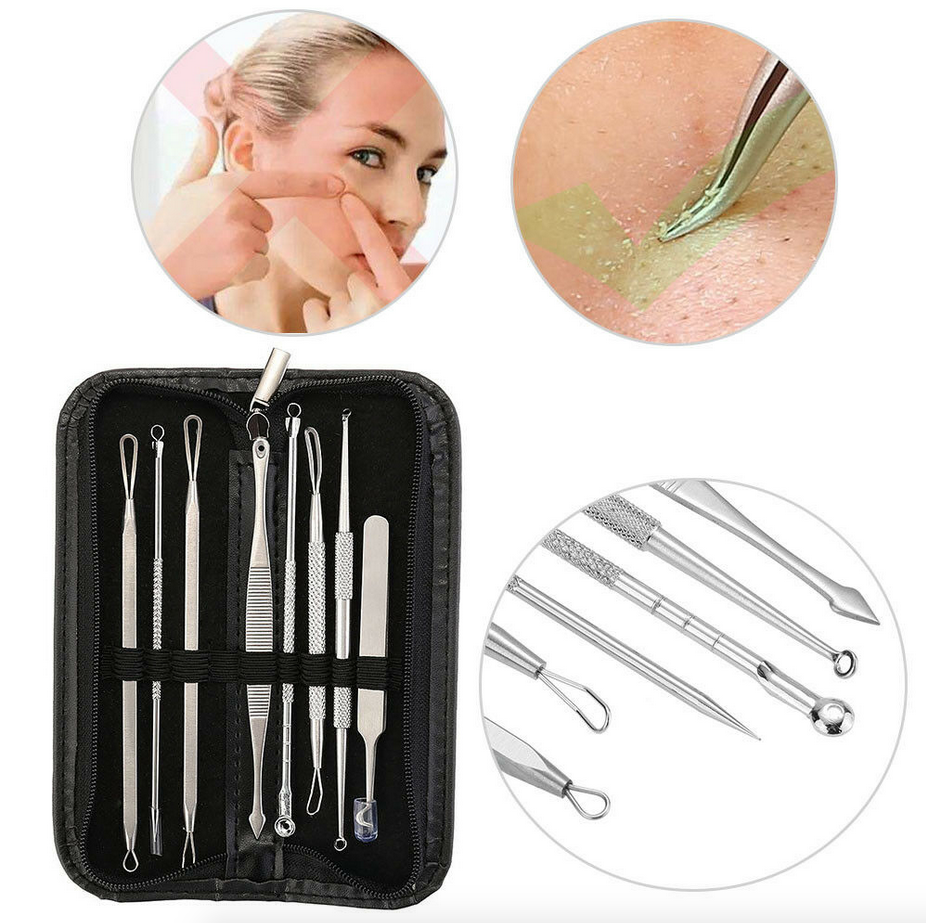 Pimple acne Black head Remover Kit