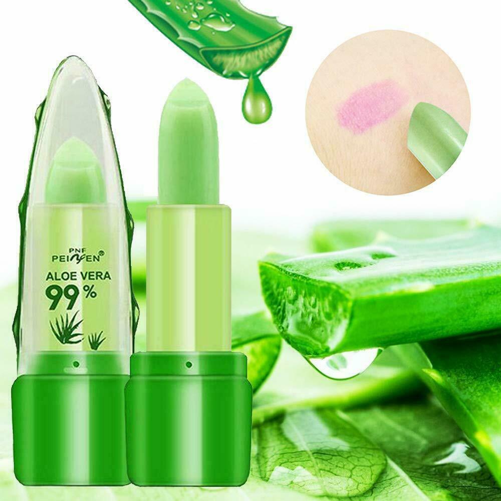 Aloe Vera Lipstick Lip Balm Produced by Organic aloevera gel multi shades natural product for female lips