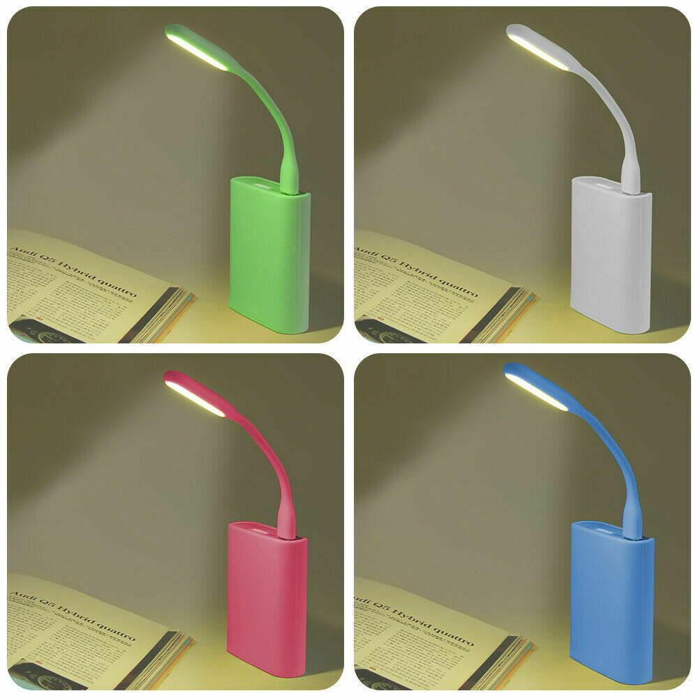 2 pcs Mini USB LED Light Flexible Bright PC Computer Laptop Notebook Portable Lamp