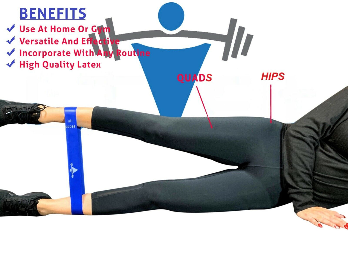 Exercise Band and Loops Workout CrossFit Fitness Yoga Booty