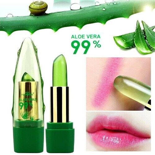 Aloe Vera Lipstick Lip Balm Produced by Organic aloevera gel multi shades natural product for female lips