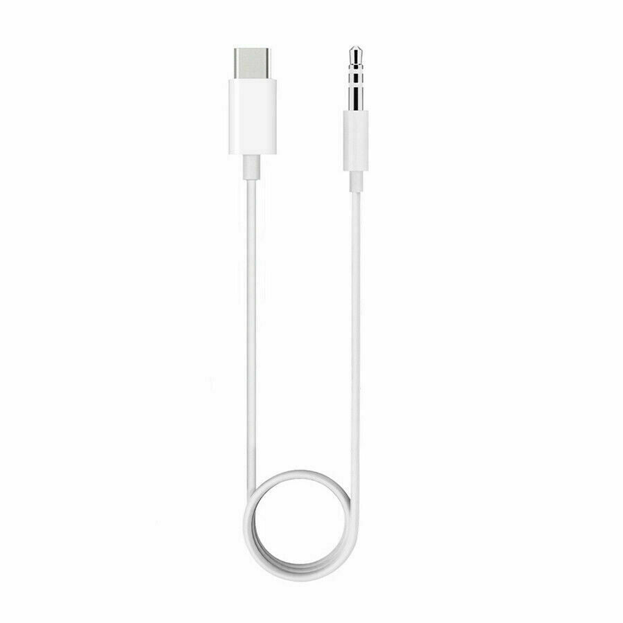 type c aux cable for samsung 3.5mm white