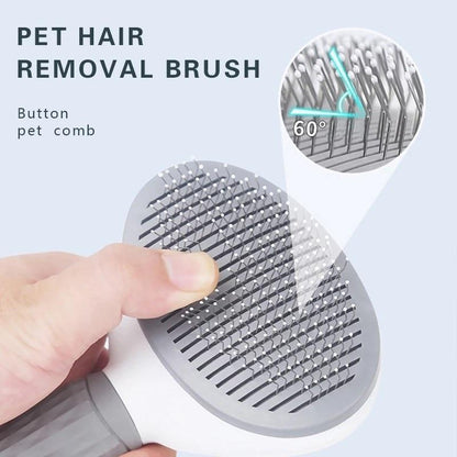 Pet Dog Brush Cat Comb Self Cleaning Pet Hair Remover Brush for Dogs Cats Tool