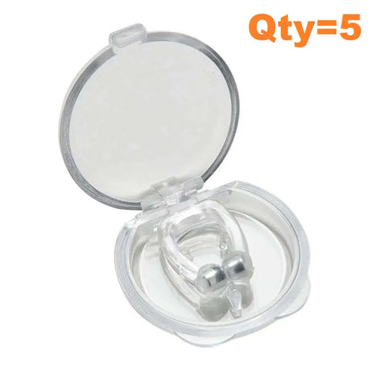 Magnetic Anti Snoring Nasal Dilator Stop Snore nose clip with Hygiene Case UK Stock