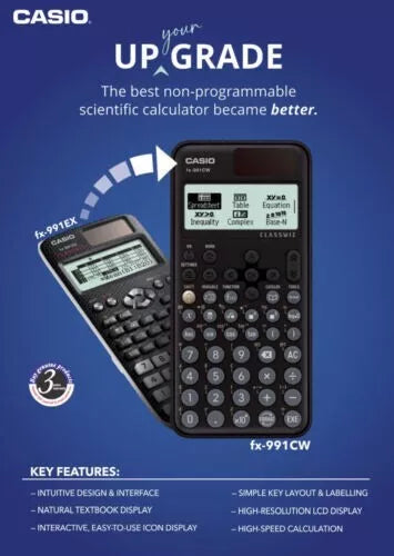 CASIO FX-991CW Classwiz Scientific Calculator
