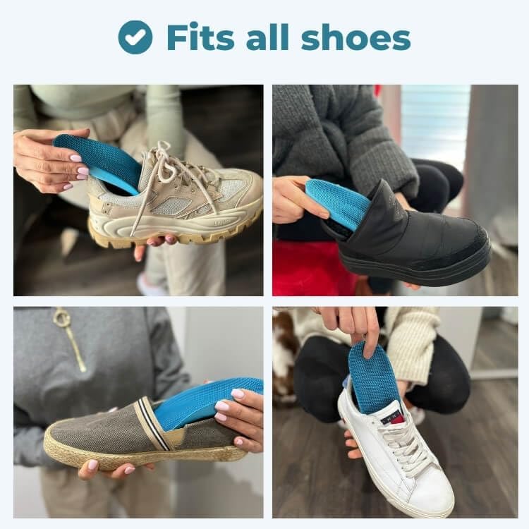 Comfort Arch support Shoe insoles for Walk Without Heel Pain