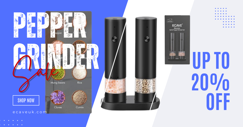 ECAVE Electric salt and pepper mill Grinder set