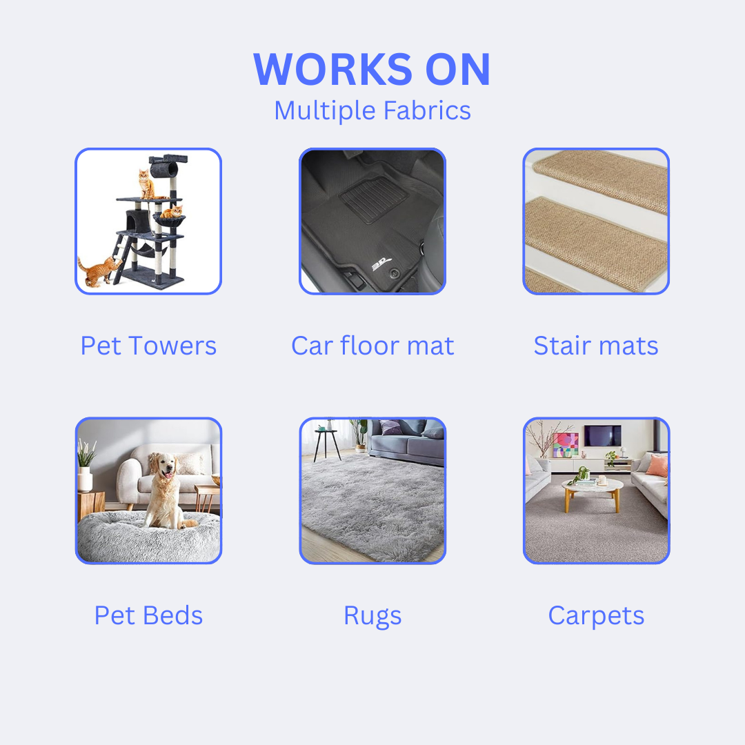 ECAVE Portable Lint Remover Carpet Scraper – Wooden handle