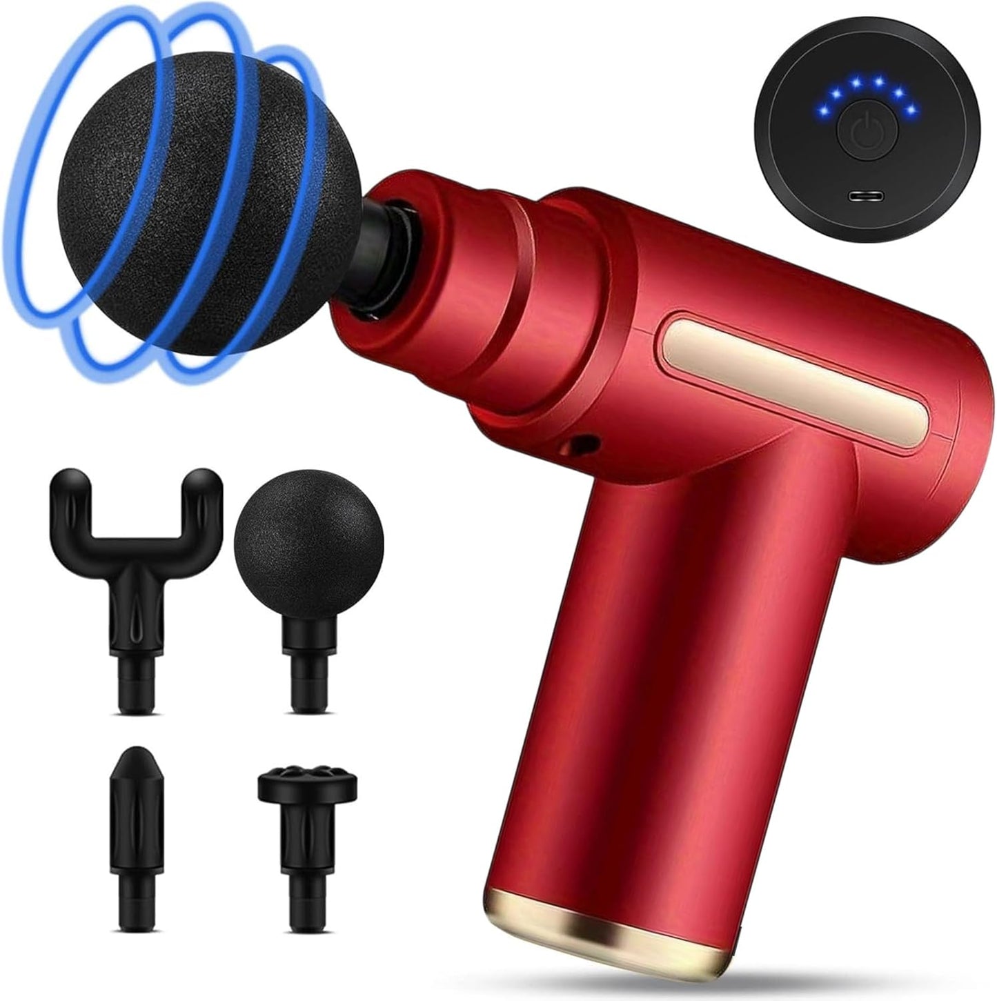 Massage Gun Deep Tissue with 4 Massage Heads