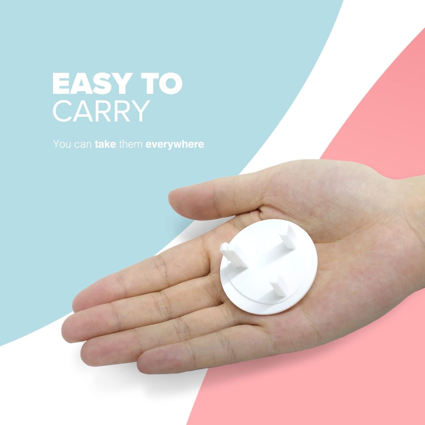 10 Pack Wall Plug Mains Electric Socket Safe Blank Cover