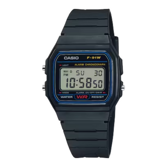 Casio F-91W Digital Watch – Classic Waterproof Watch with Long Battery Life