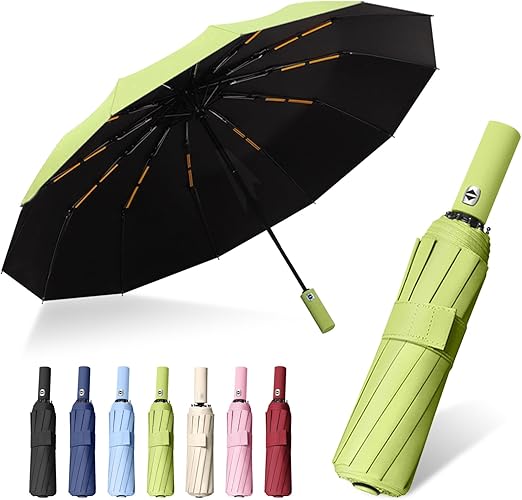 Windproof Travel Strong Compact Folding Umbrella