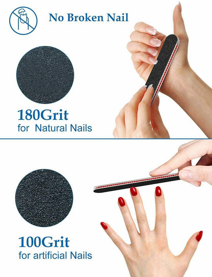 10-Pack Double-Sided Nail Files