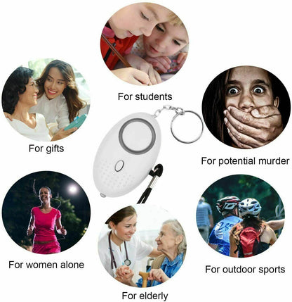 Safety Security Alarm Panic Rape Attack 140db Police Keyring Approved Personal