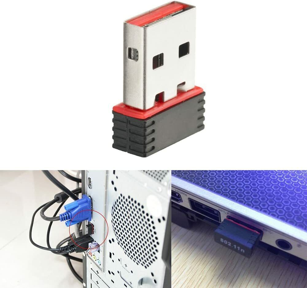150Mbps Mini USB WiFi Adapter – Wireless Dongle for Windows & LAN Network