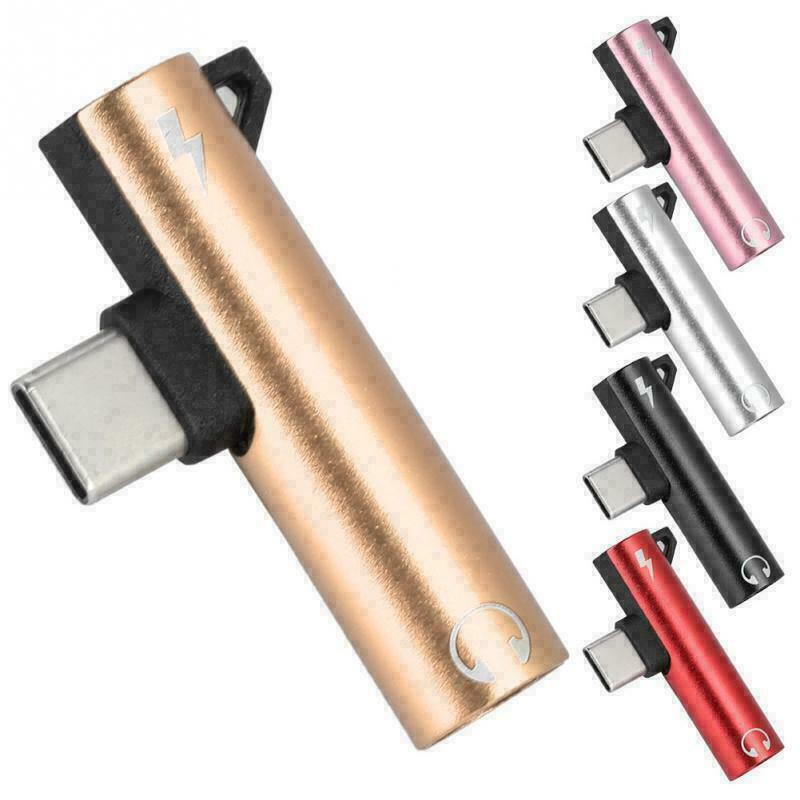 2-in-1 USB-C to 3.5mm AUX & Charger Adapter