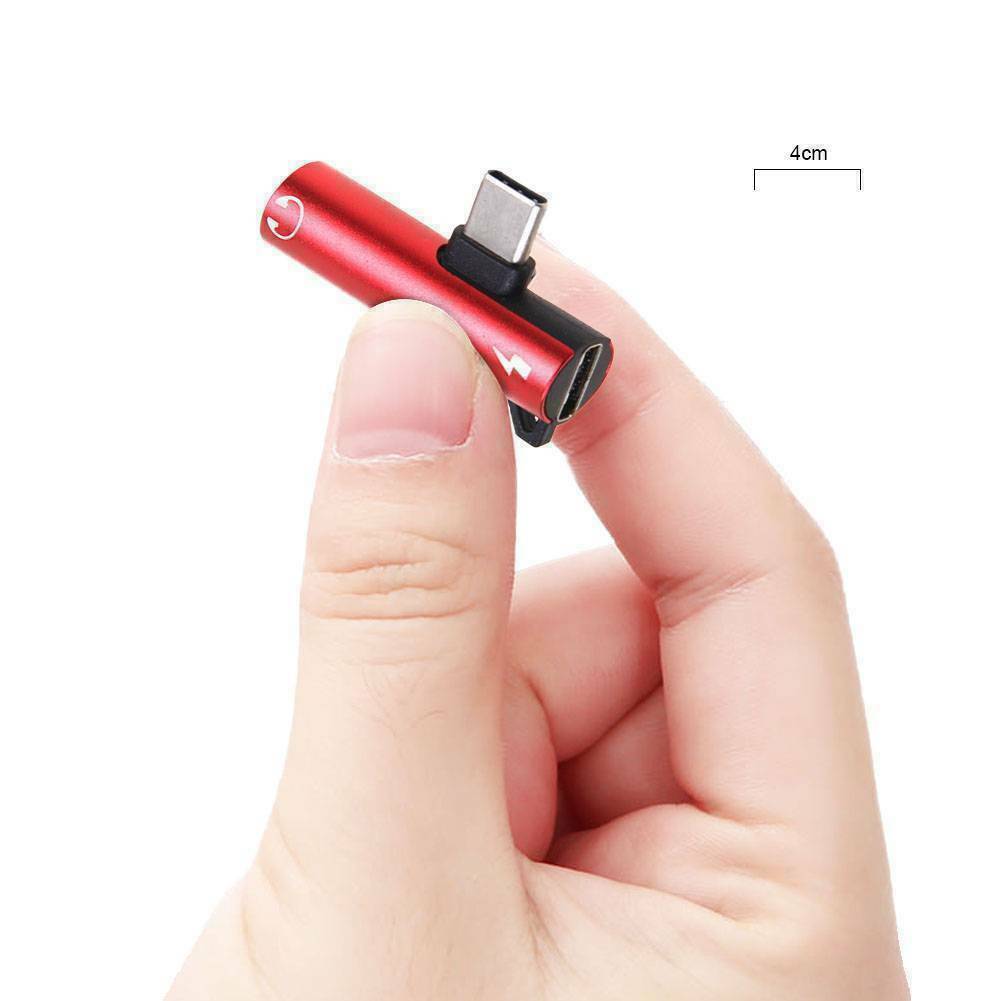 2-in-1 USB-C to 3.5mm AUX & Charger Adapter