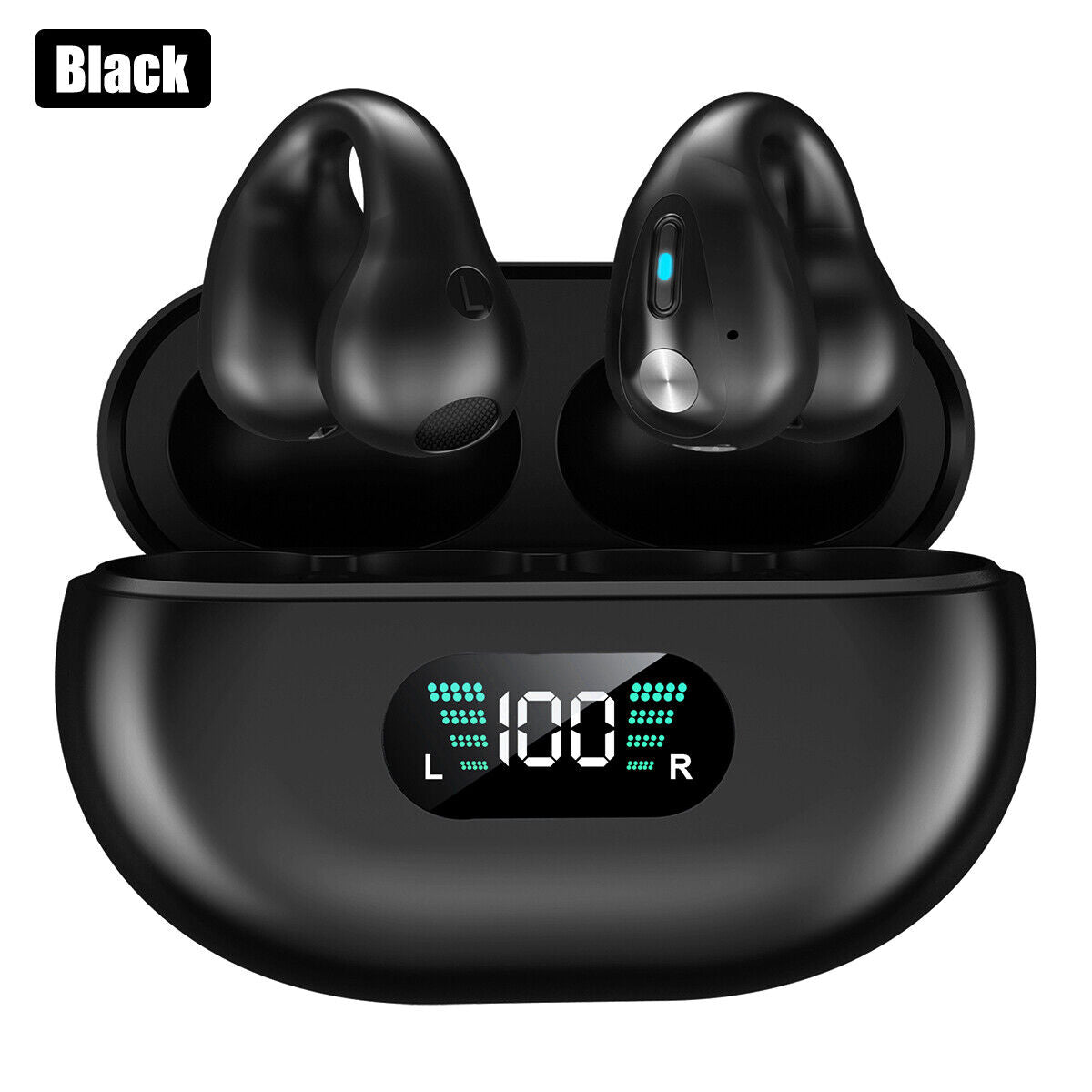 TWS Ear Bone Conduction Earring Type Sports Clip Ear Wireless Bluetooth Earphone