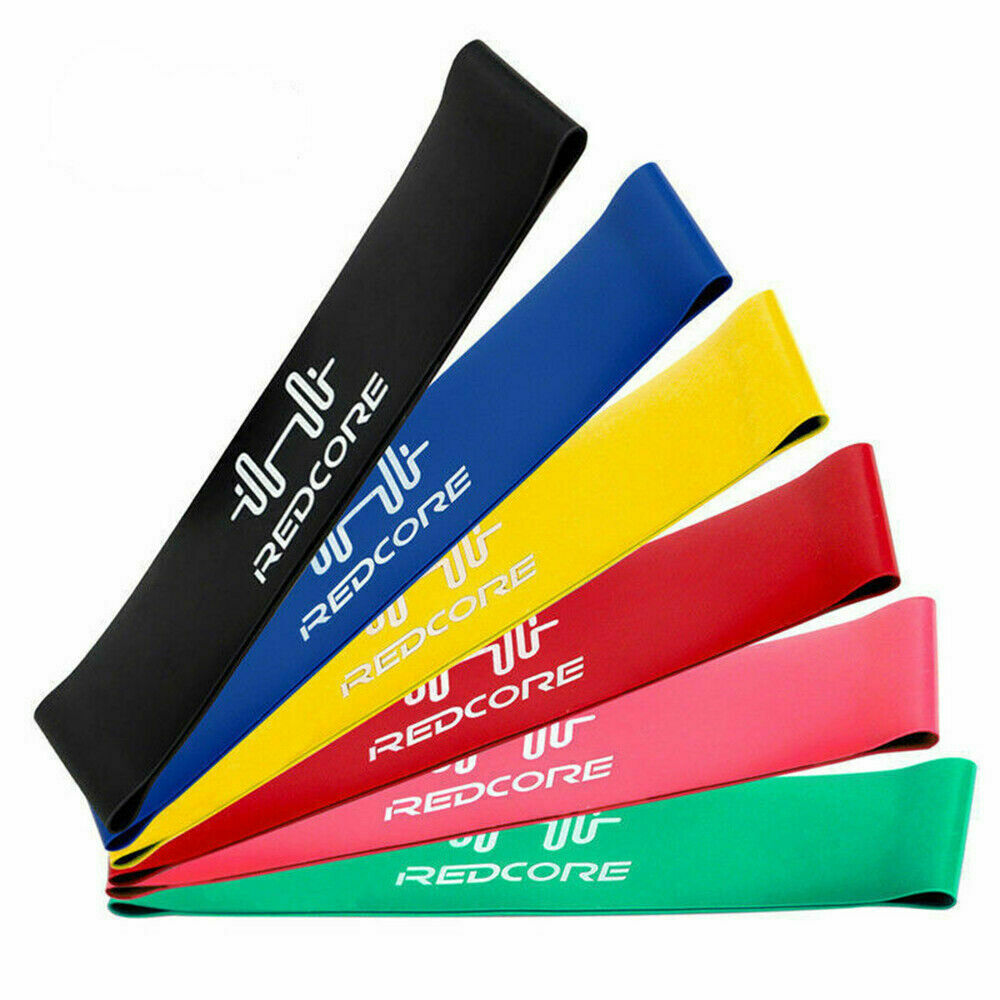 6pcs Exercise Resistance Stretch Loop Band Gym Yoga Fitness Elastic Rubber strap