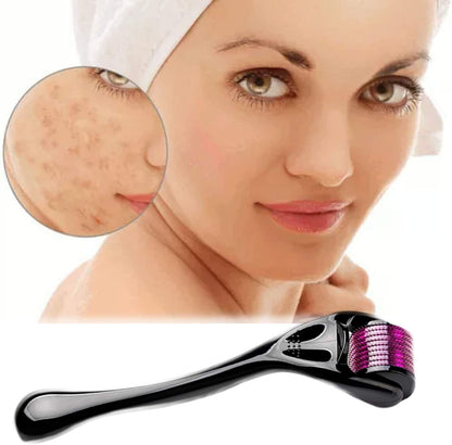 DERMA ROLLER 540 Titanium Micro Needle Facial Skin Roller Cellulite Hair Growth