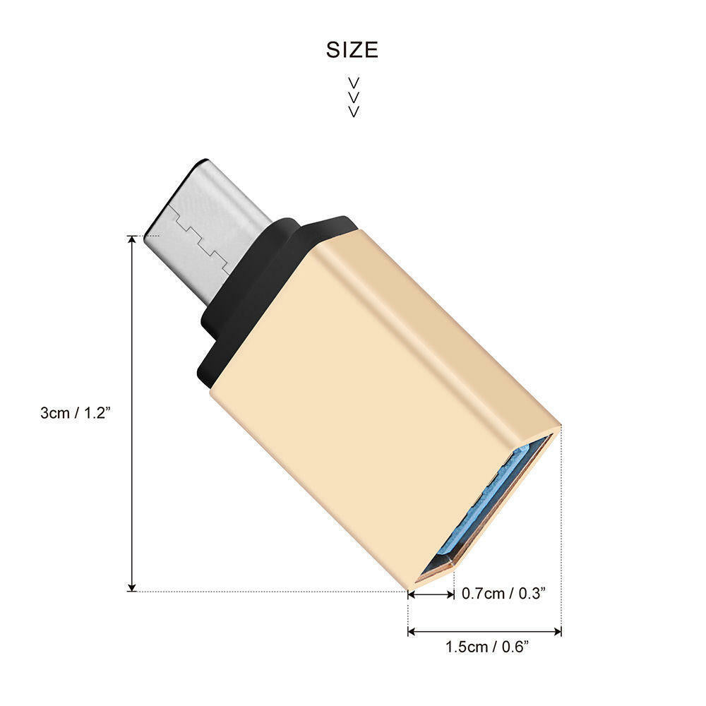 Premium USB 3.1 Type C to USB Adapter 3.0 USB-C 3.1 OTG Data Connector Converter