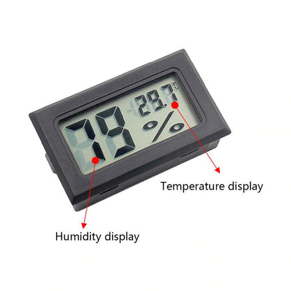 Digital Temperature Humidity Meter Sensor Thermometer Gauge LCD Hygrometer Room