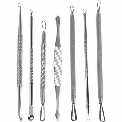 PIMPLE POPPER TOOL BLACKHEAD REMOVER KIT SPOT ACNE COMEDONE EXTRACTOR COMEDON