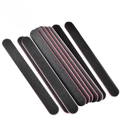 10x DOUBLE SIDED SENSASHES NAIL FILES EMERY BOARD STRAIGHT NAIL FILE KIT SET