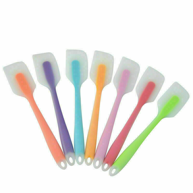 Silicone Spatula Heat Resistant Seamless Rubber Cake Mixing Scraper