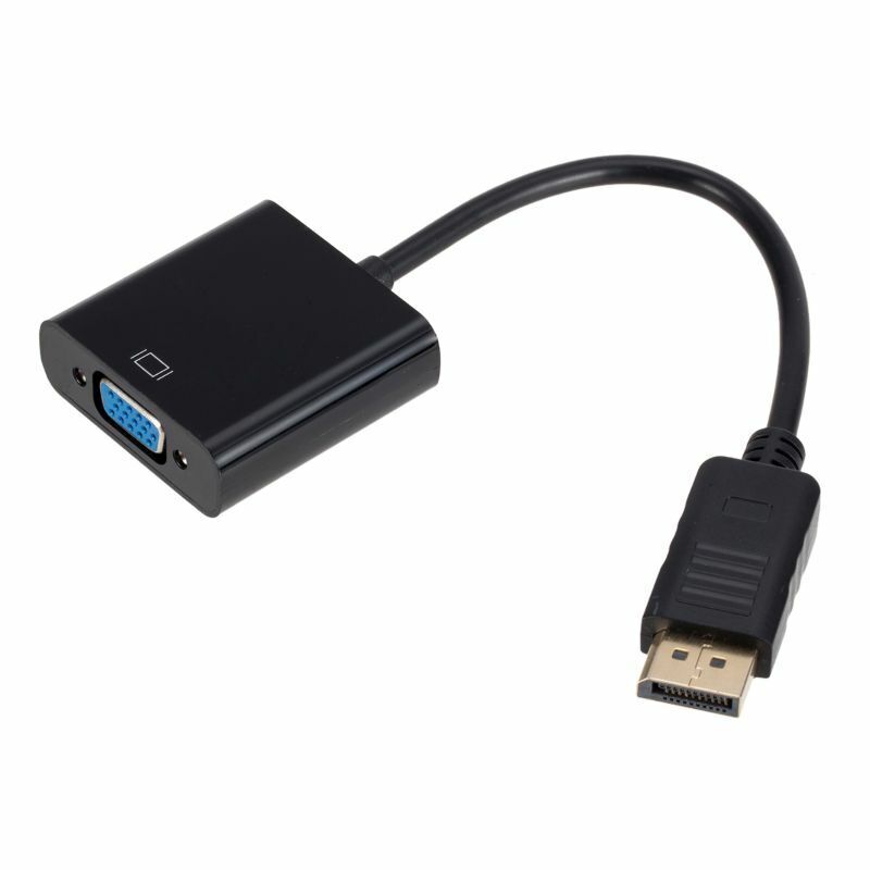 HD Display Port DP Male to VGA Female Adapter Converter Cable Lead DisplayPort