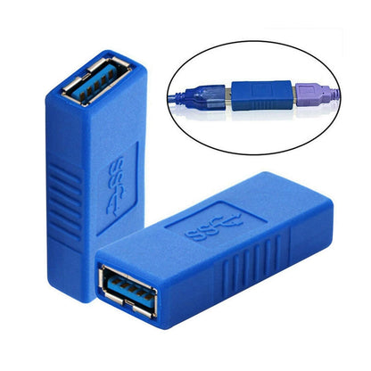 New USB 3.0 A Female to Female Converter Adapter Connector Joiner Coupler Cable