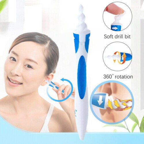 Ear Wax Remover Cleaner Soft Spiral Earwax Smart Removal Set