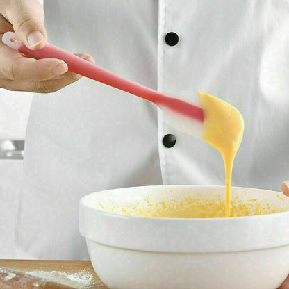 Silicone Spatula Heat Resistant Seamless Rubber Cake Mixing Scraper