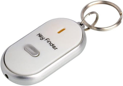 Lost Key Finder Whistle Beeping Flashing Locator Remote keychain LED Sonic torch