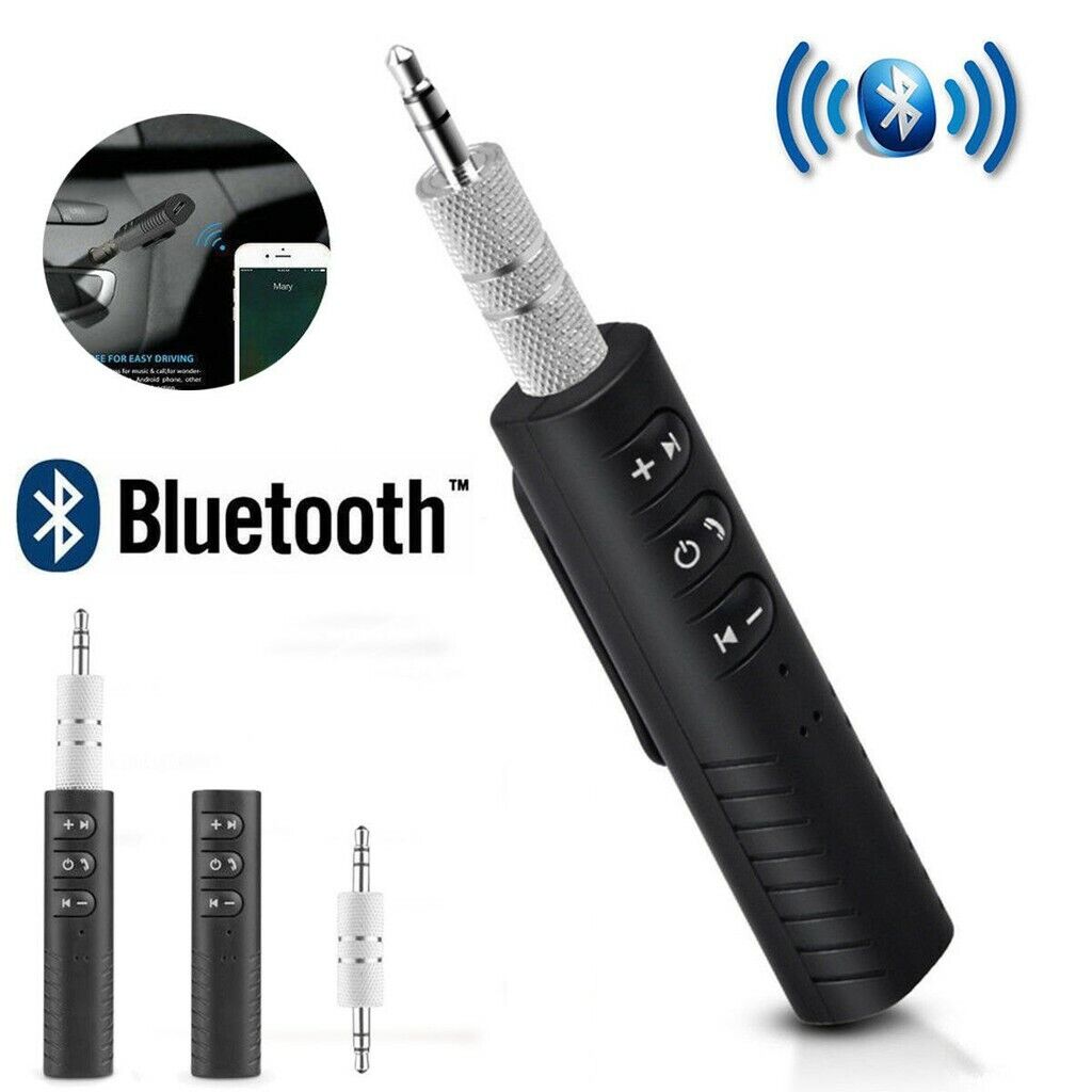 Wireless Bluetooth 4.2 Receiver 3.5mm AUX Audio Adapter Home Car Handfree Mike