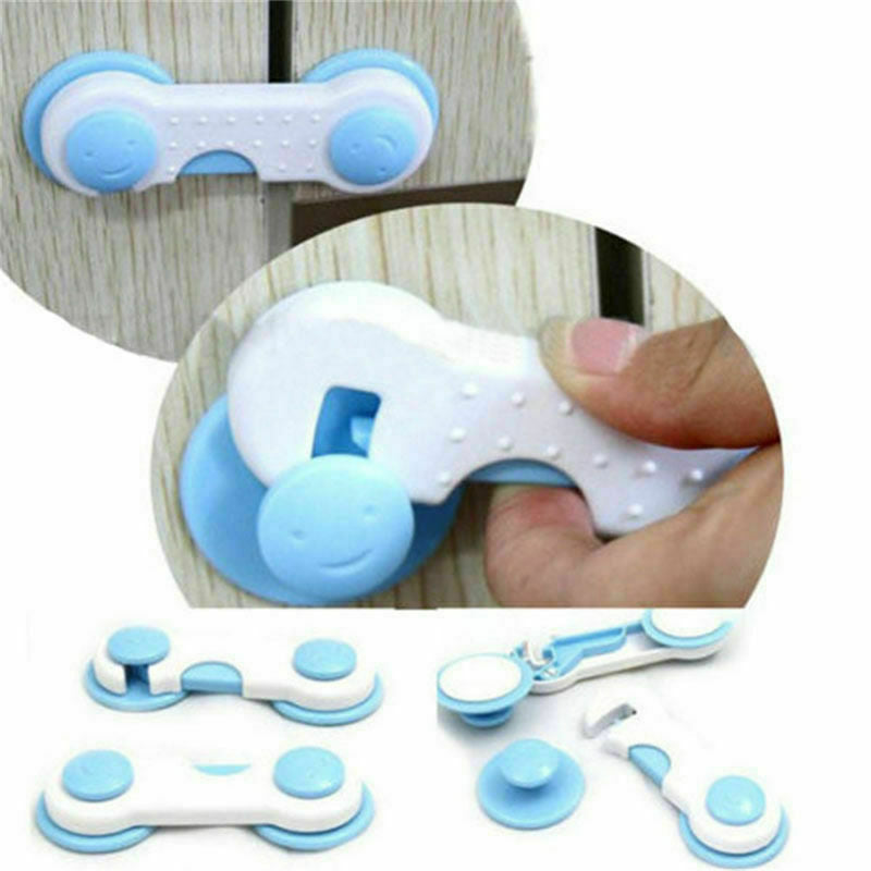 Child Toddler Baby Cupboard Cabinet Safety Locks Proof Door Drawer Fridge Kids