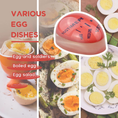 Egg Timer Perfect Boil Colour Changing Kitchen Cook Heat Perfectly Useful UK