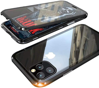 360°FRONT + BACK GLASS Magnetic Phone Case iPhone