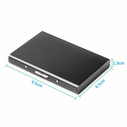 RFID Blocking Aluminum Protector Metal Wallet Credit Card Holders Thin Case Box