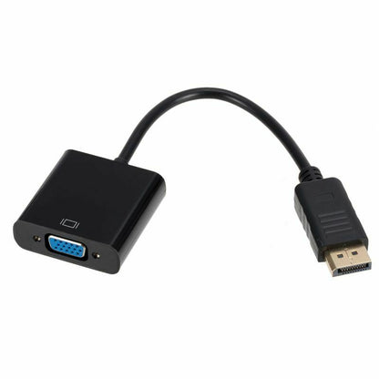 HD Display Port DP Male to VGA Female Adapter Converter Cable Lead DisplayPort