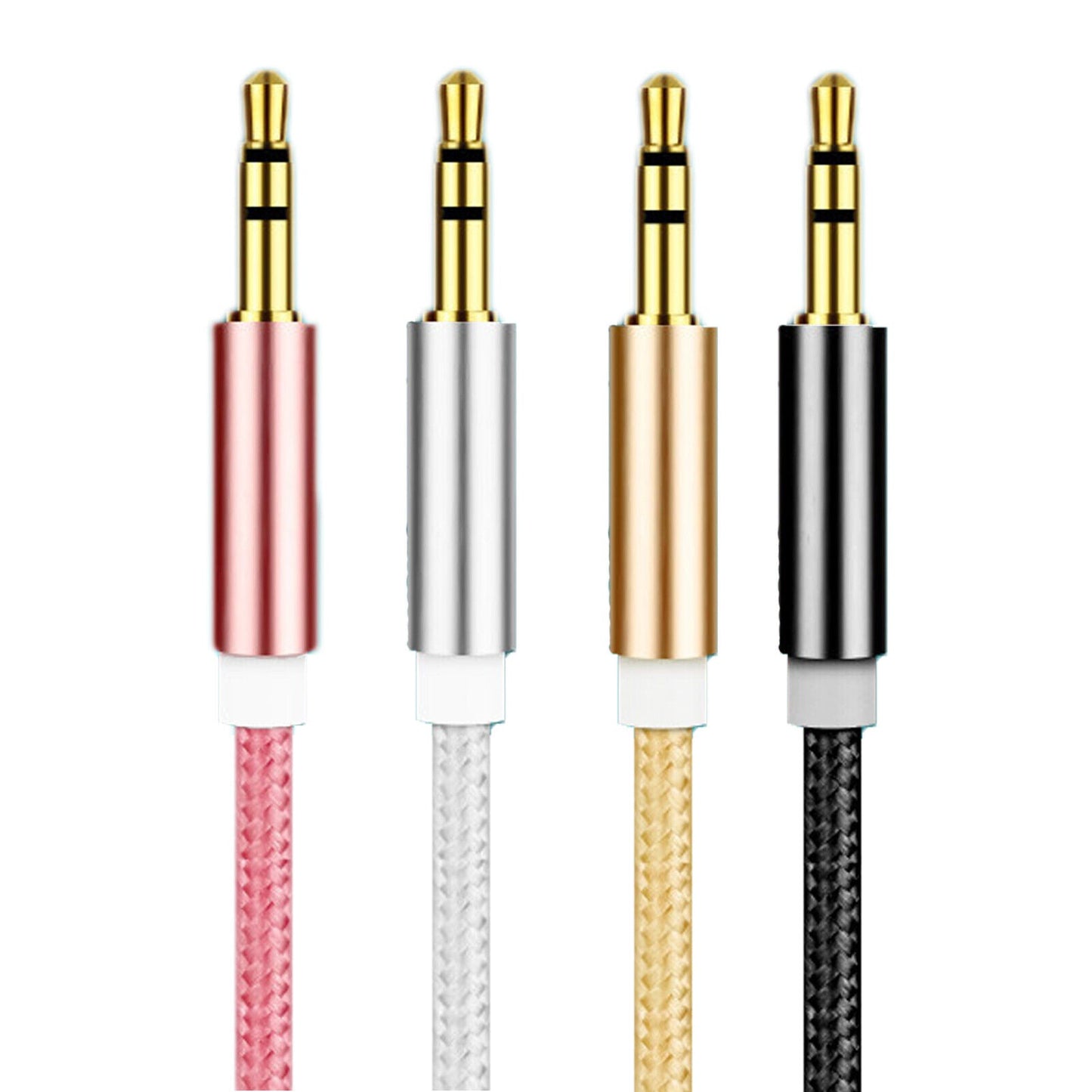 Headphone Aux Cable Audio Lead 3.5mm Jack to Jack Stereo PC Car Male